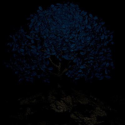 A Tree with Different Colors and Darker