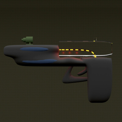 Concept Art of a Gun