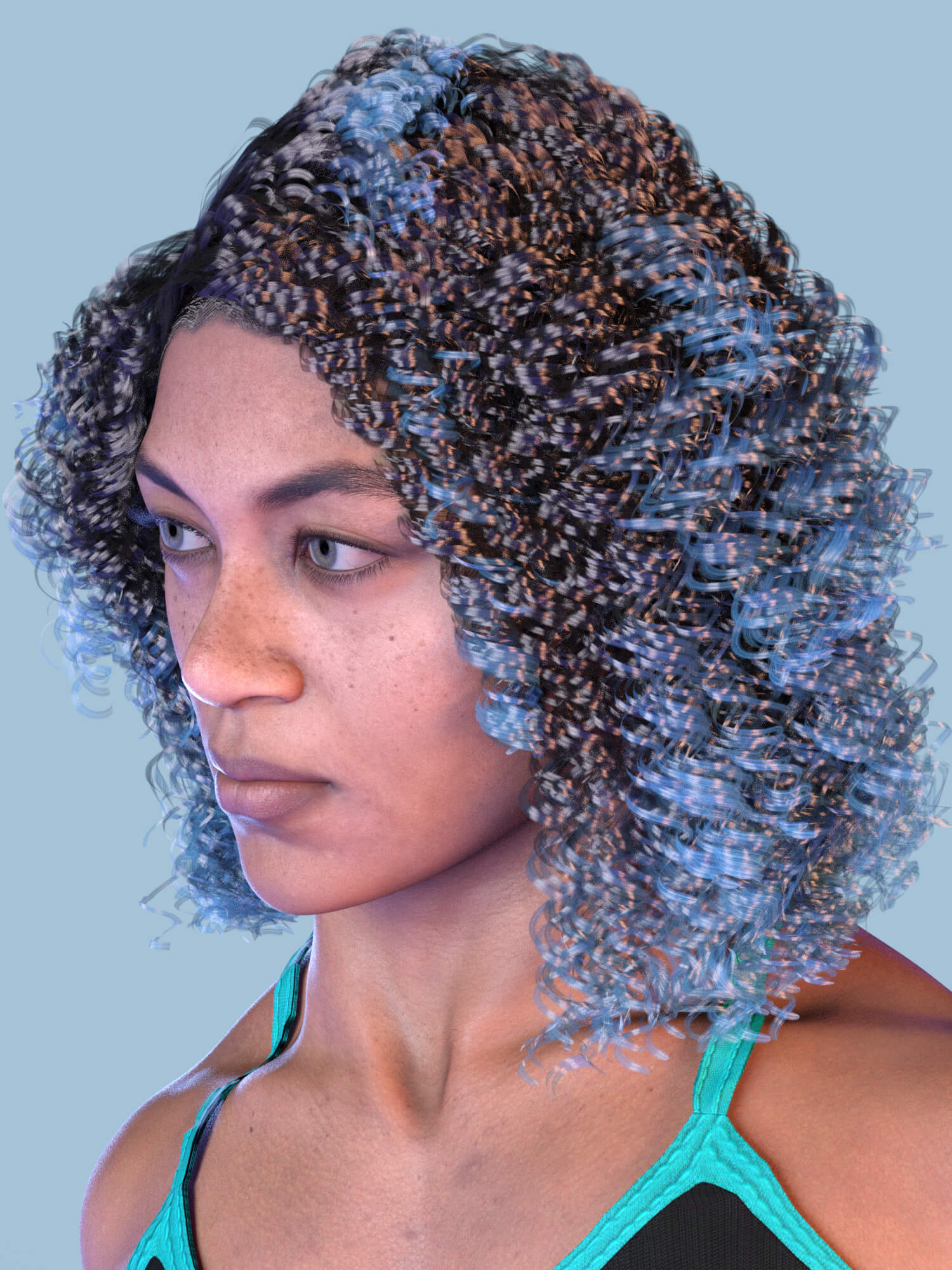Noona Teen + Afro Hair for Genesis 8 Female - Daz Content by sunreiz