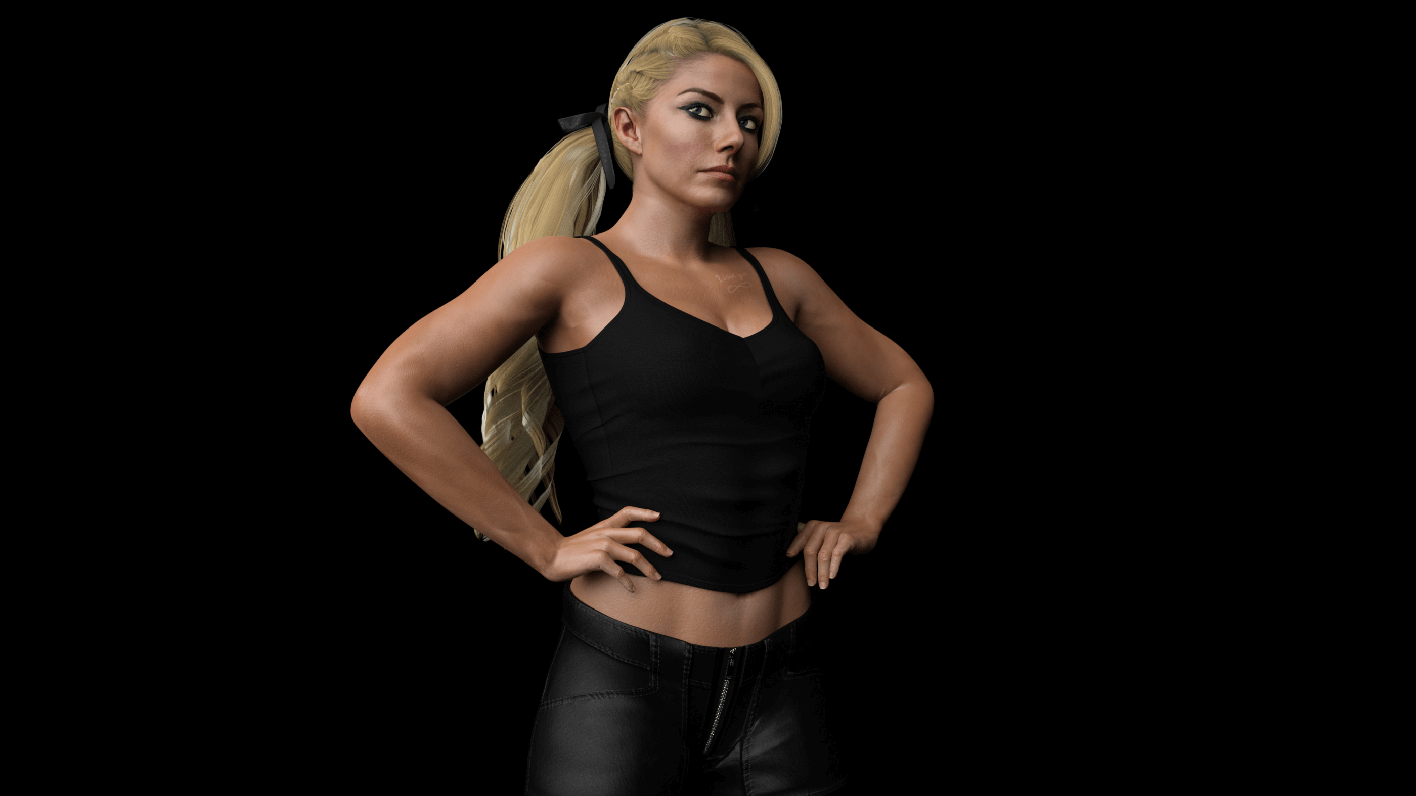 Alexa Bliss 2K22 for G8 Female Daz Content by supremoomega
