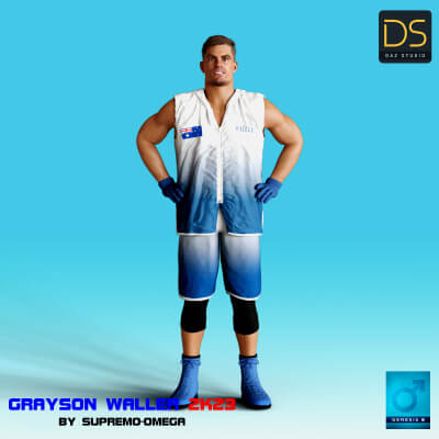 Grayson Waller 2K23 for G8 Male