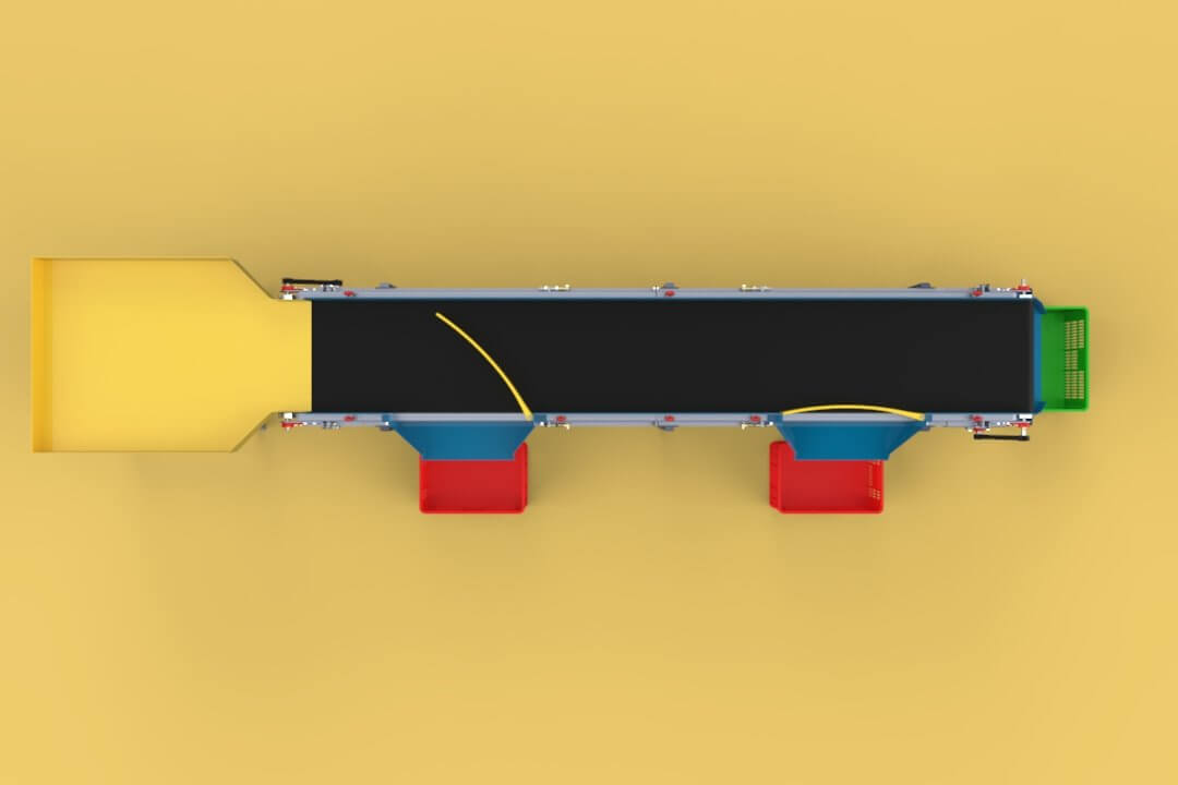 Automatic Seafood Fish Sorting Machine Conveyor - 3D Model by surf3d