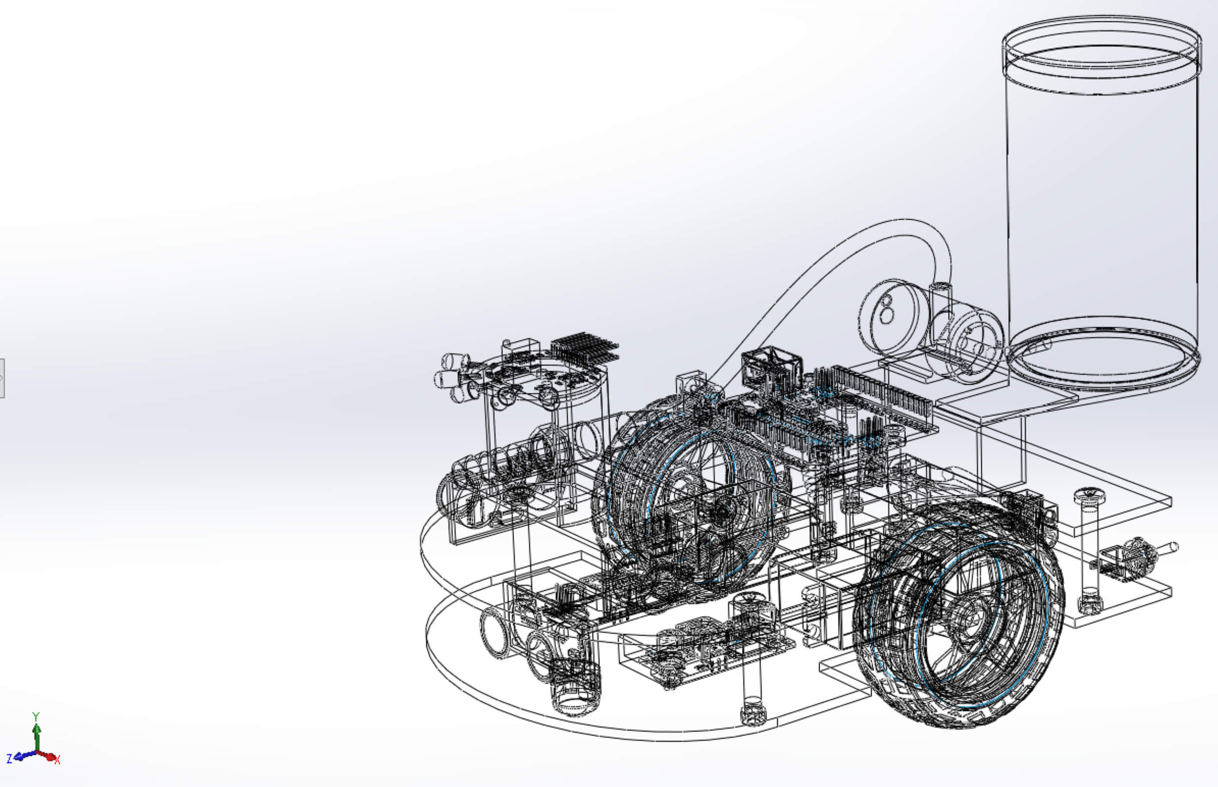 Autonomous Fire Fighting Robot Vehicle Extinguisher Sprayer - 3D Model ...