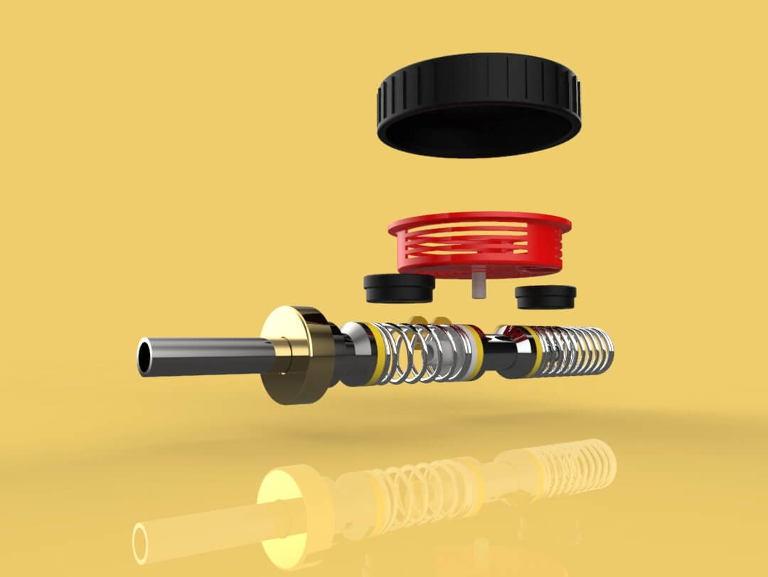 Car Brake Master Cylinder 3D Model by surf3d