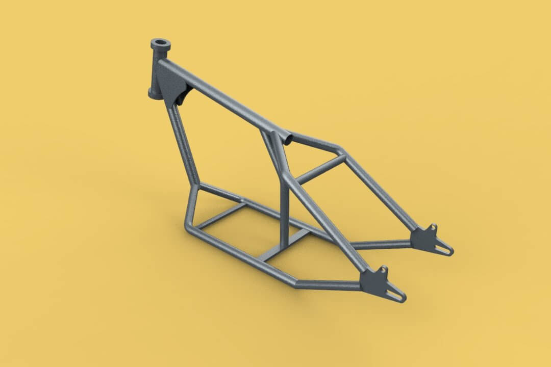 Motorbike Frame 3D Model by surf3d