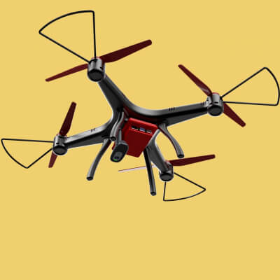 Uas Fpv Camera Drone Webcam HD Camera Mod Quadcopter UAV Uas Aerial Fpv RC - 3D Model ...