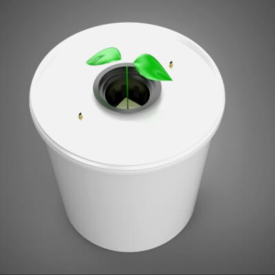 Dutch Bucket Hydroponic Net Pot Setup System Plant Gardening - 3D Model ...