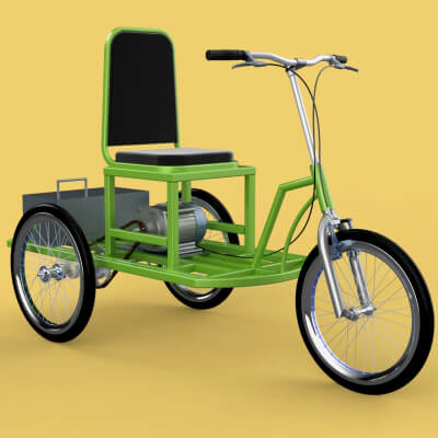 Disabled Person Second Hand Three Wheel Bikes Electric Trike