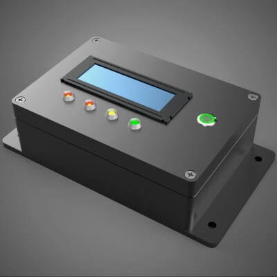 Electronic Control Panel Box with LCD Display and Enclosure - 3D Model ...