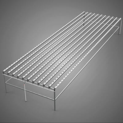 Industrial Scale Hydroponic Rack NFT System Array Garden DIY - 3D Model ...