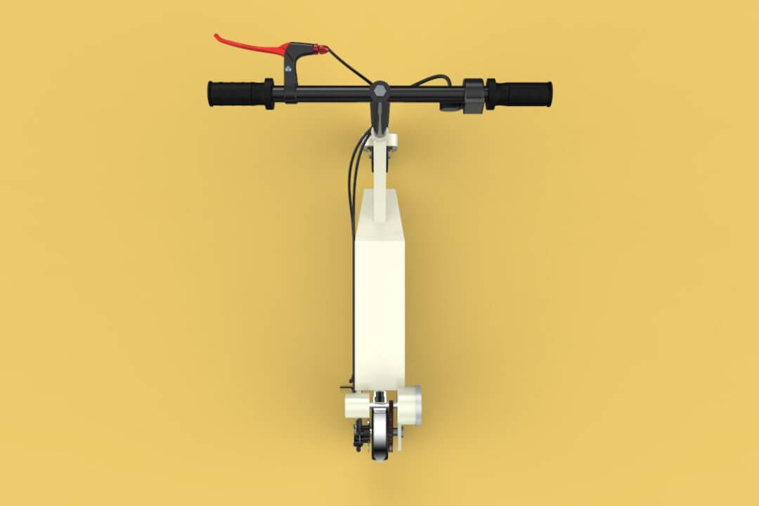 Kick Scooter Electric Bike 3D Model by surf3d