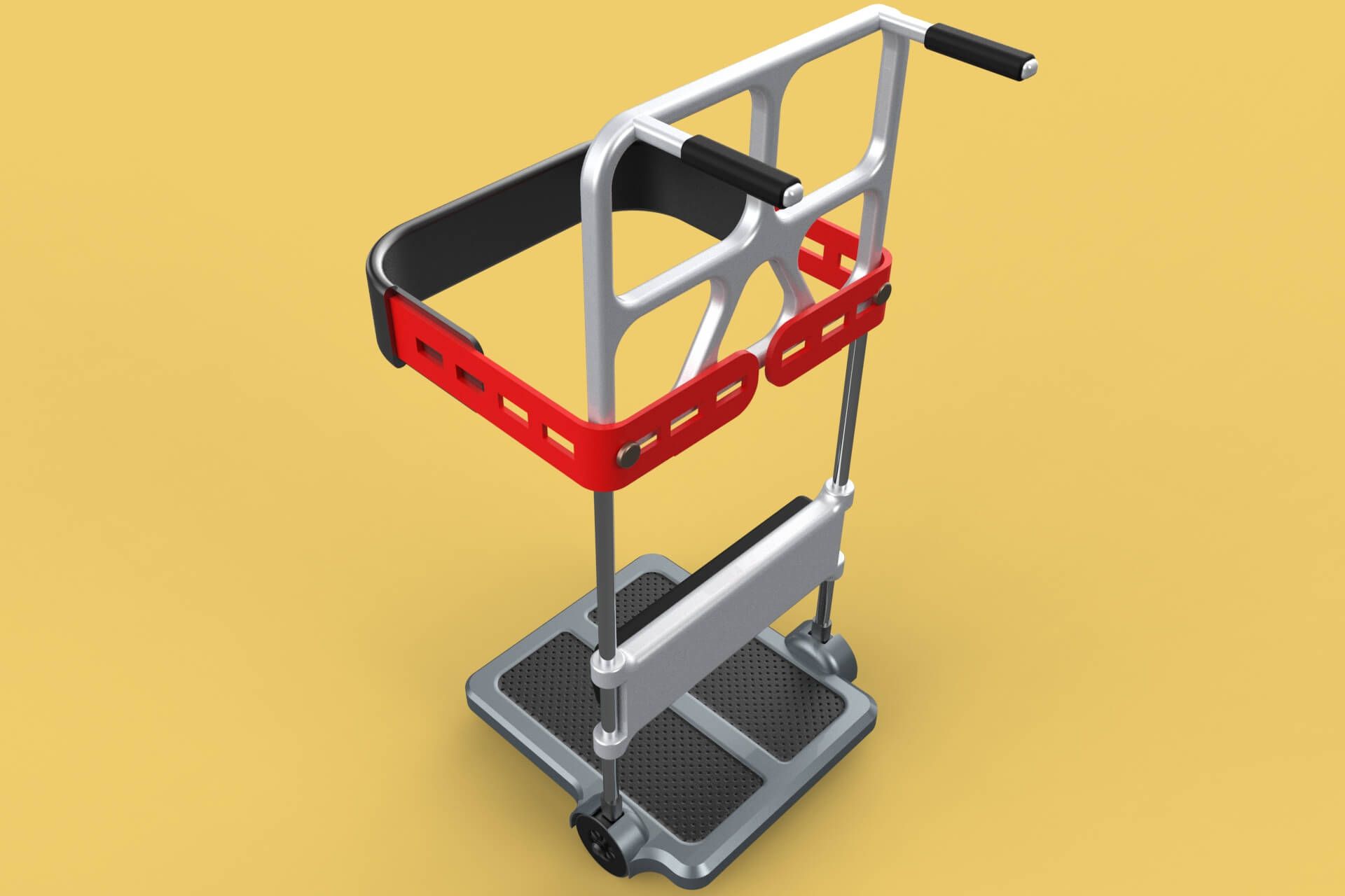 Patient Caregiver Raiser Sit Stand Transfer Lift Assist Cart - 3D Model ...