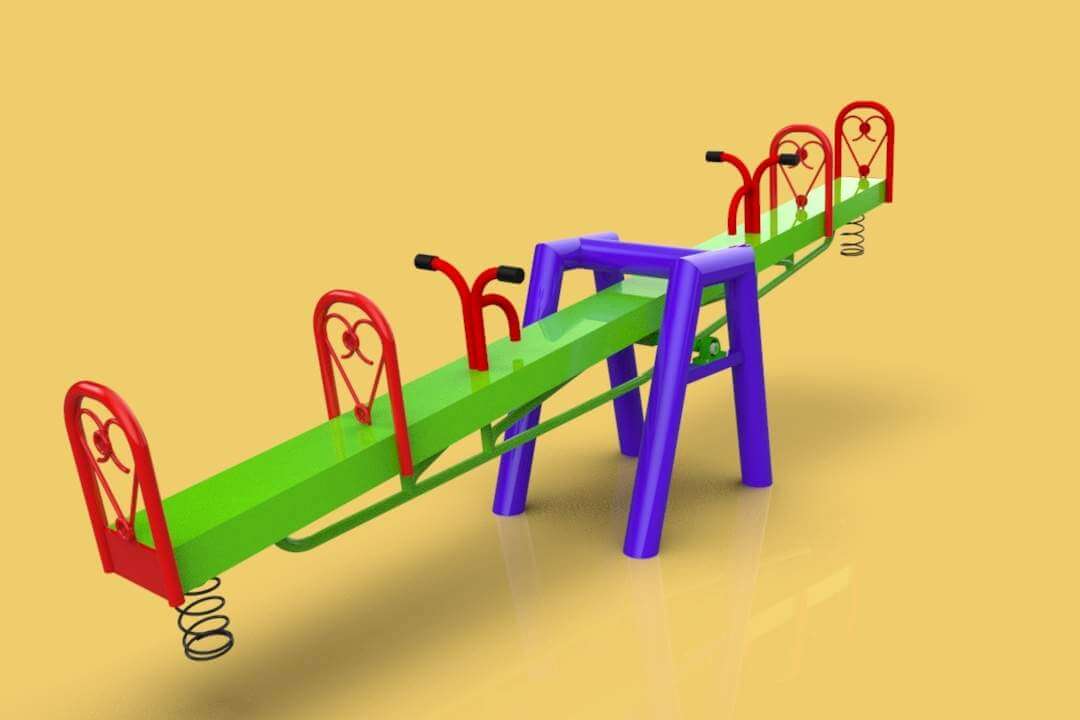 Seesaw Teeter Totter 3D Model by surf3d