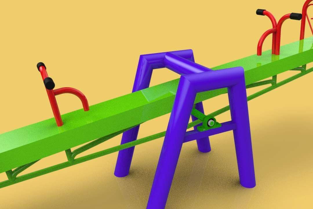 Seesaw Teeter Totter 3D Model by surf3d
