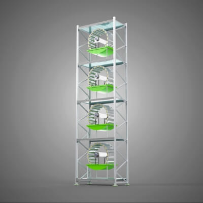 Y Frame Stack Vertical Garden Tower Frame Rotary Hydroponic Plant 5 - 3D Model ...
