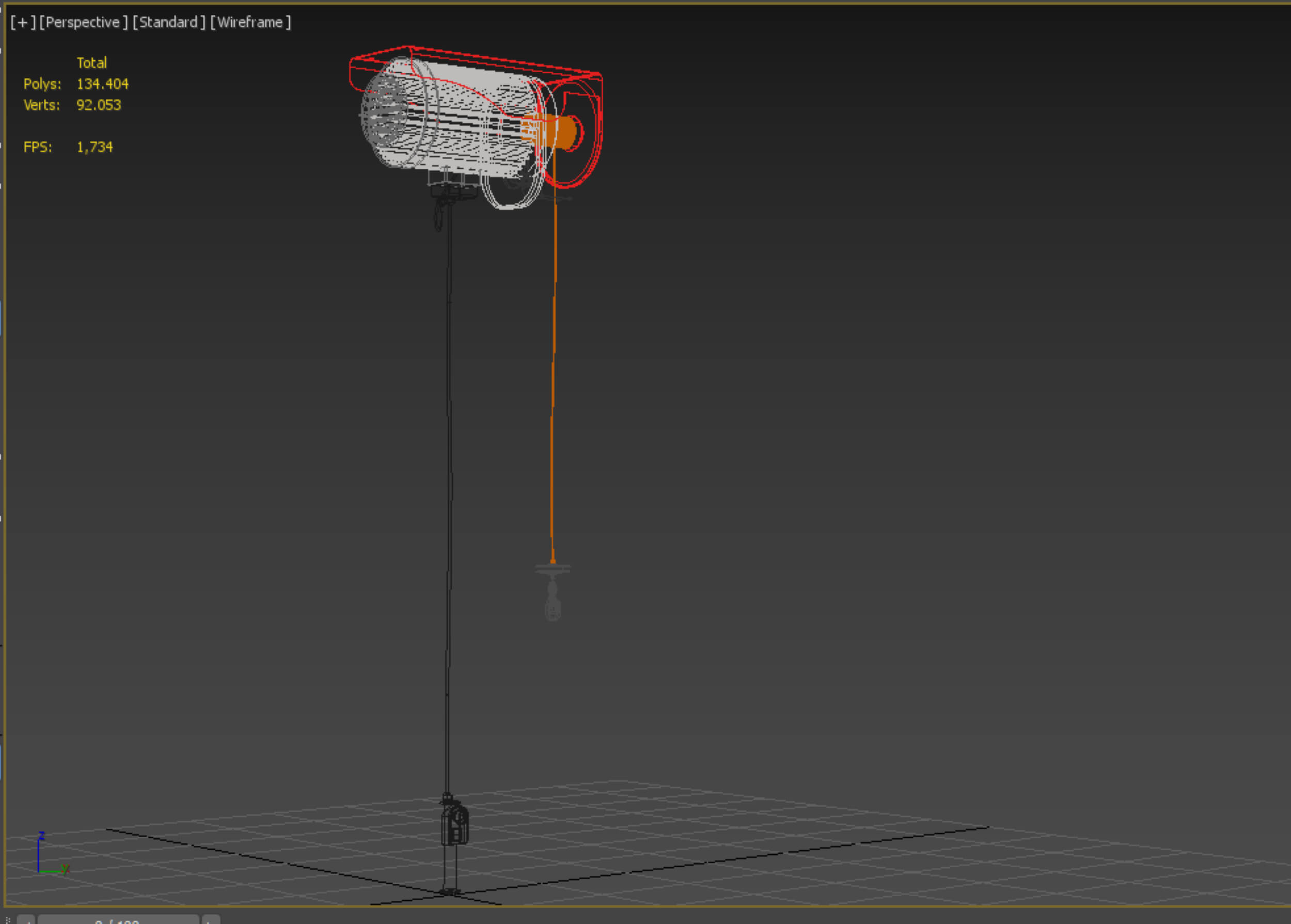 Model Crane Rope Standard Electric Motor Wire Rope Hoist Crane Gantry Hook - 3D Model by ...