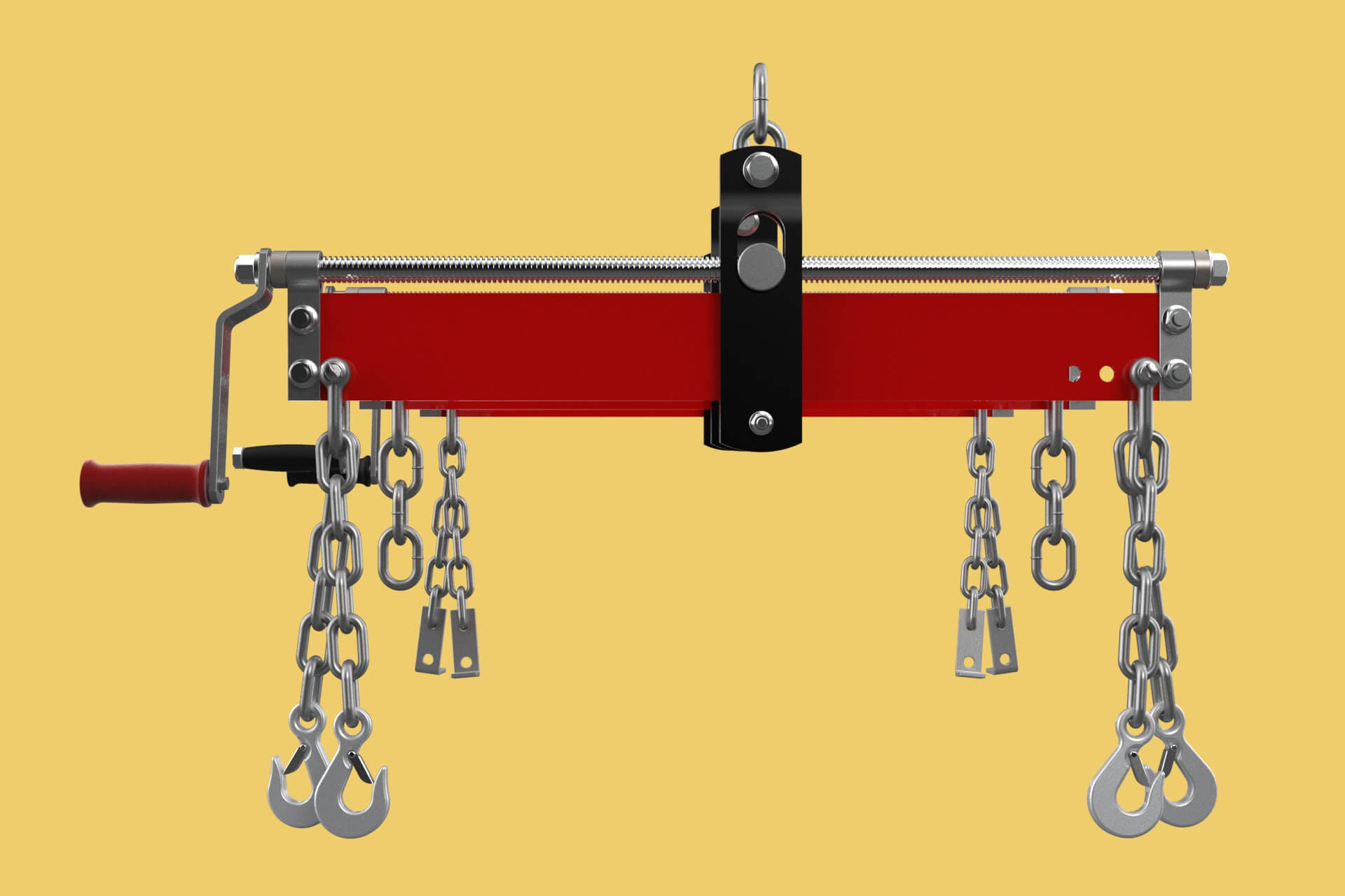 Standard Leveler Balancer Stabilizer Load Engine Hoist Crane - 3D Model ...