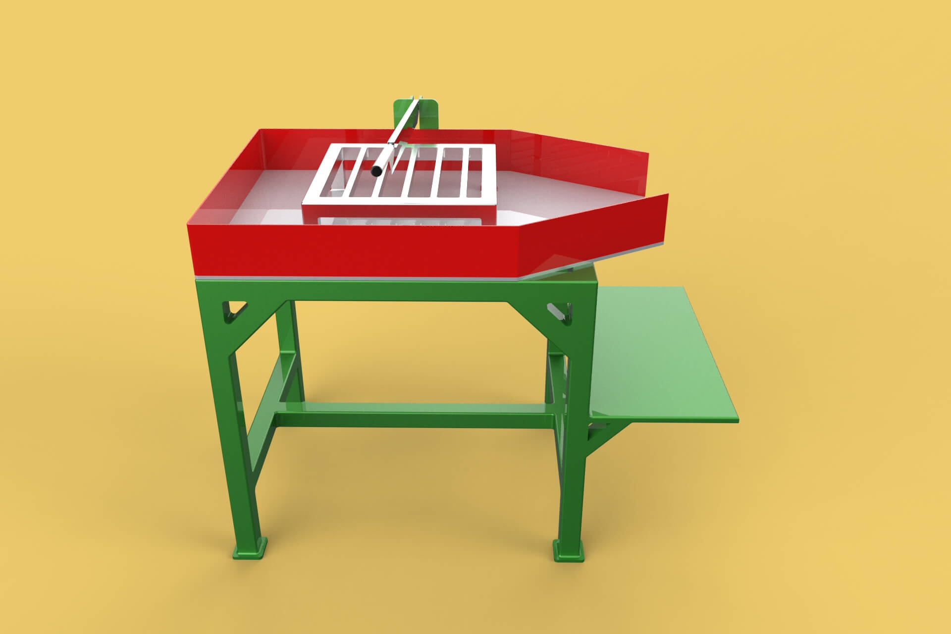 Table Lever Handle Coconut Peeler Tool Splitter Cut Divider - 3D Model ...