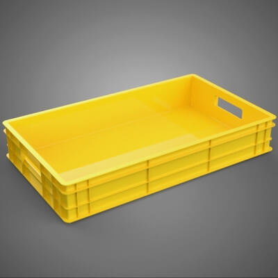 Yellow Racking Boxes Yellow Pallet Warehouse Storage Box Tray Container Shelf Kit - 3D Model ...