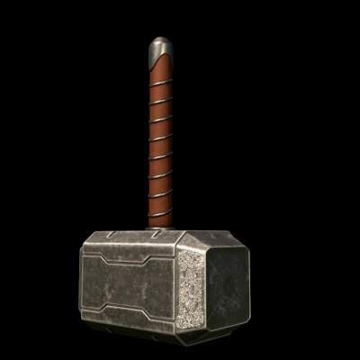 Thor Hammer 3d Model