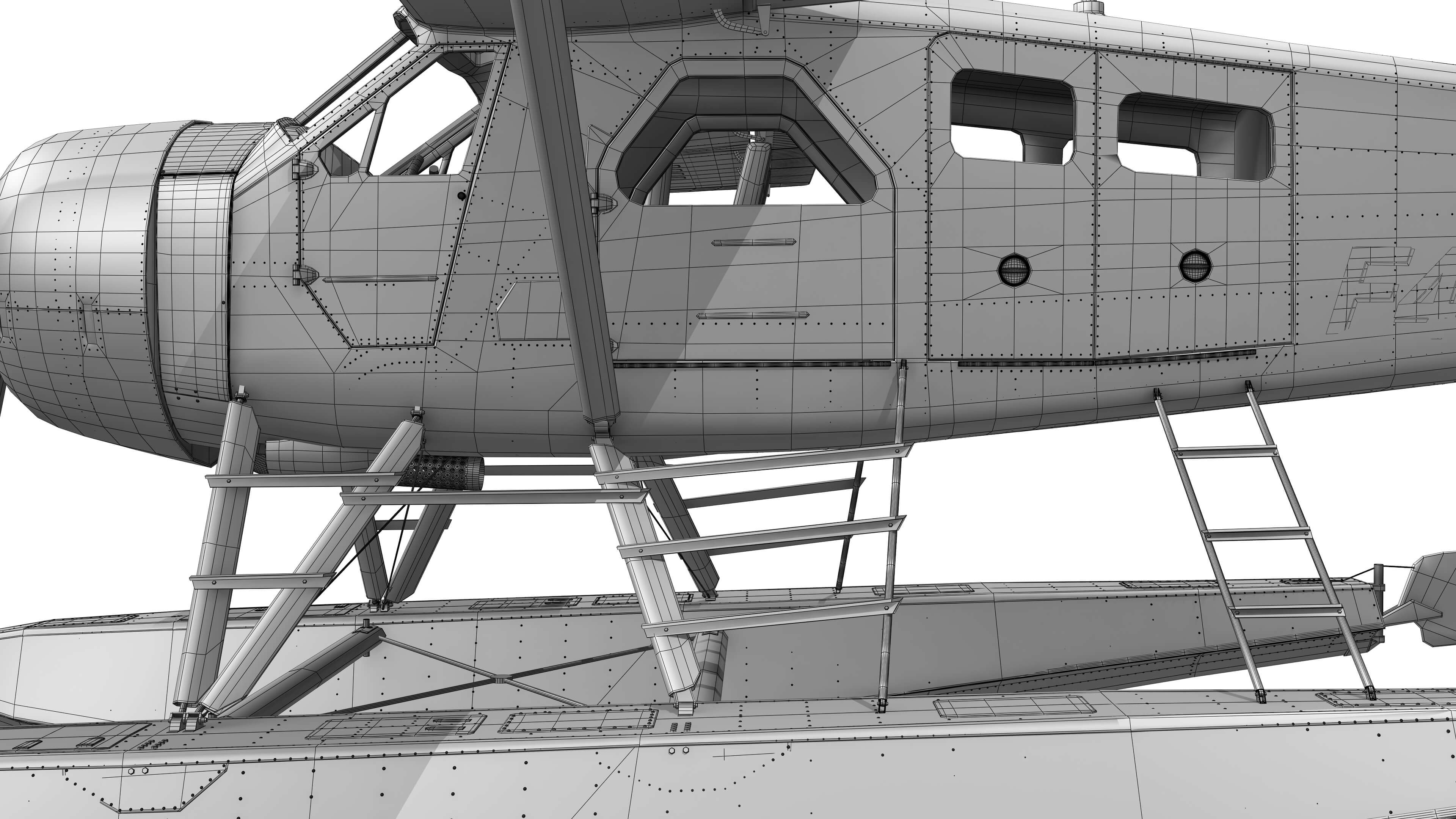 De Havilland Canada DHC-2 Beaver 3D Model by Swan3DStudios