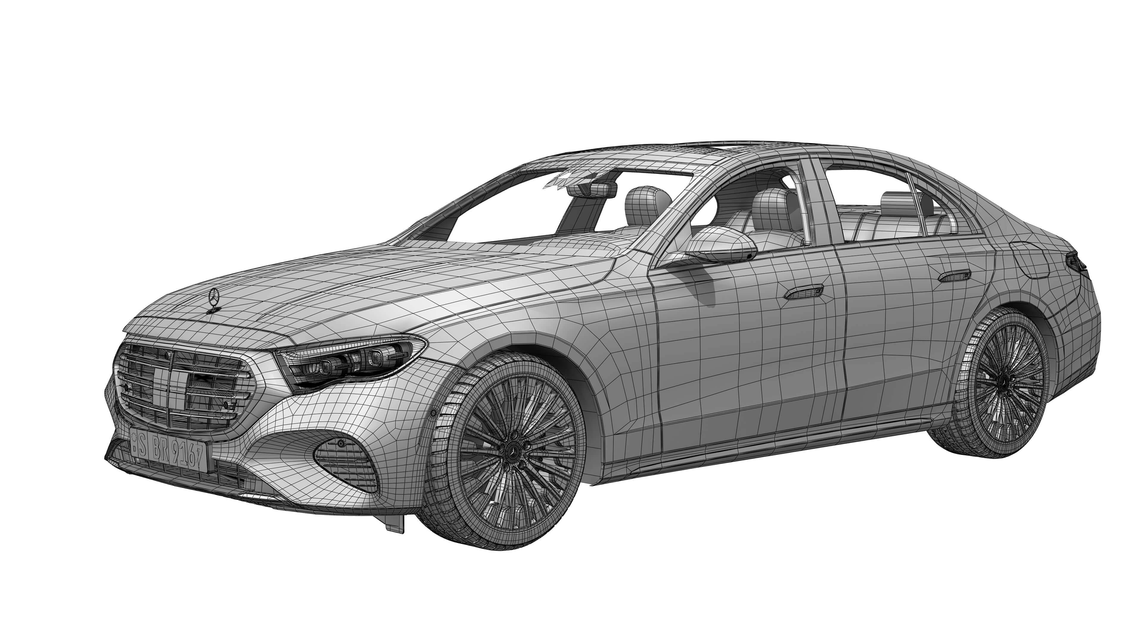 Mercedes Benz E Class 2024 3D Model by Swan3DStudios