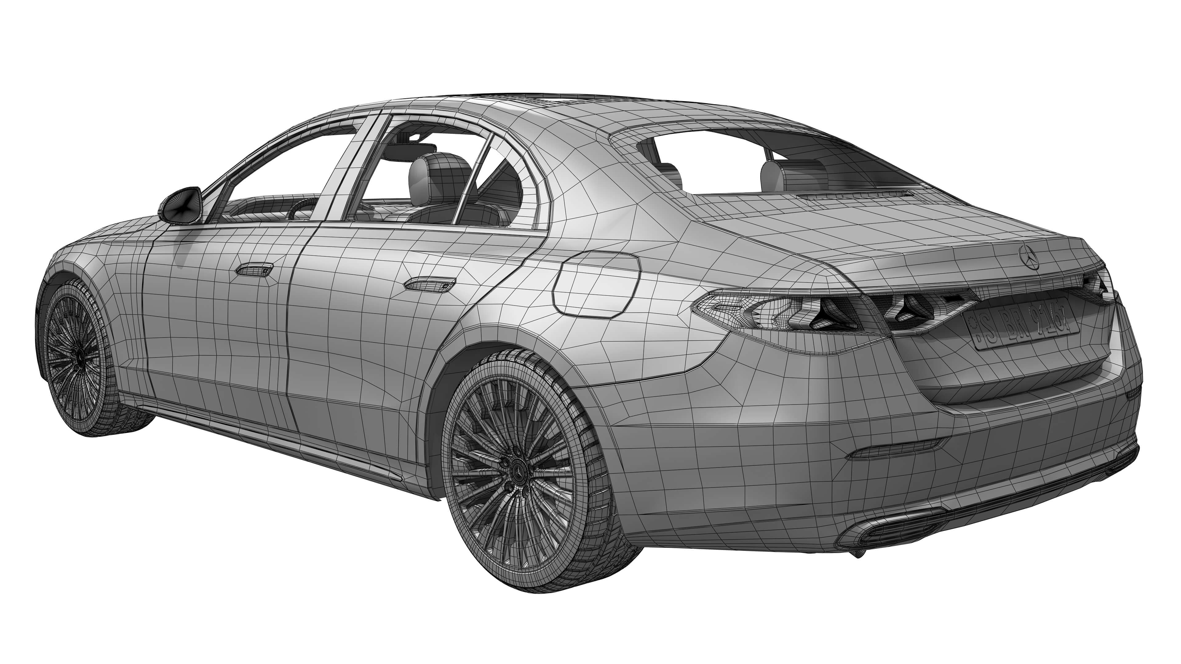 Mercedes Benz E Class 2024 3D Model by Swan3DStudios