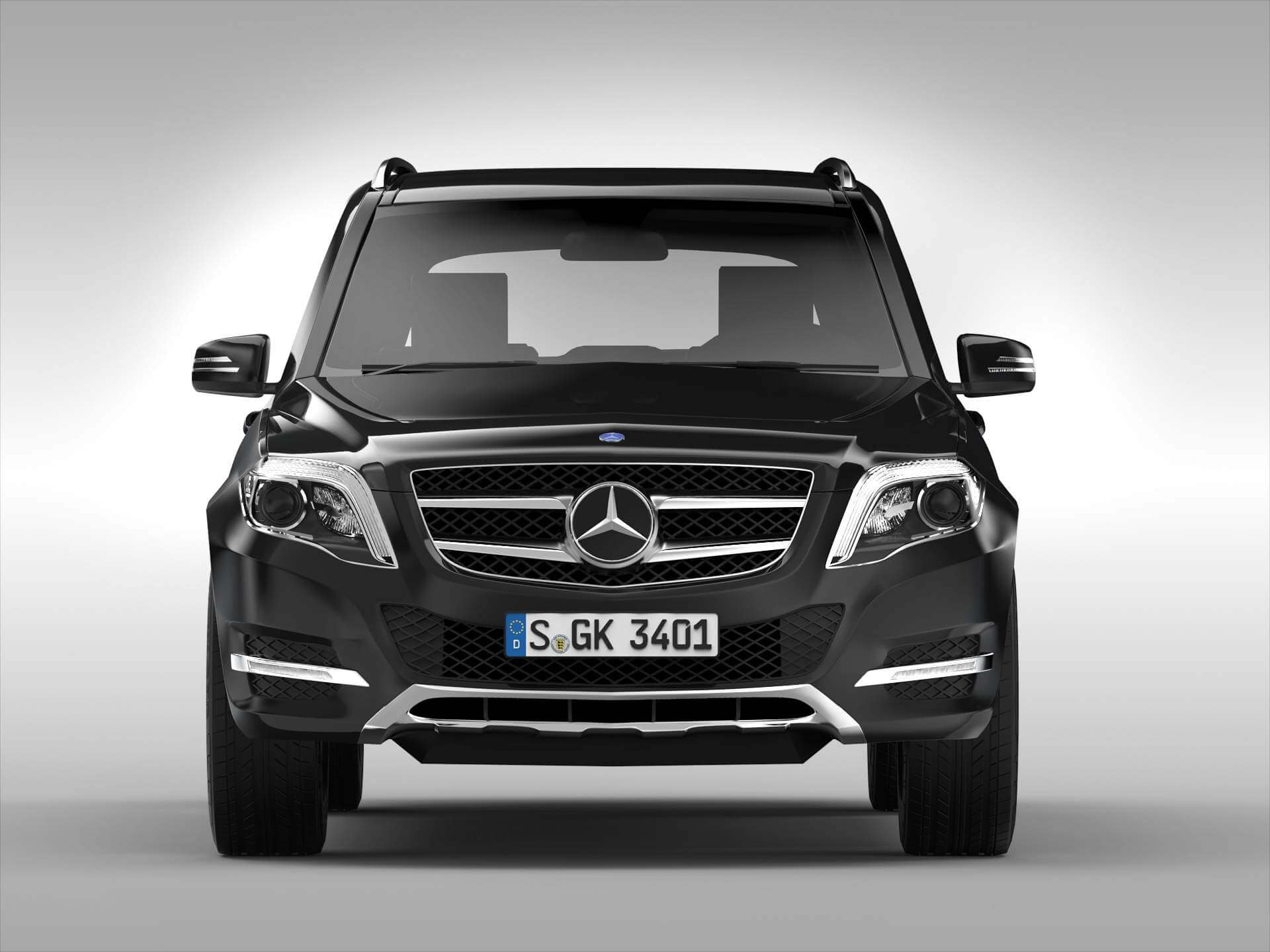Mercedes Benz GLK Class (2012 -2015) 3D Model by Swan3DStudios