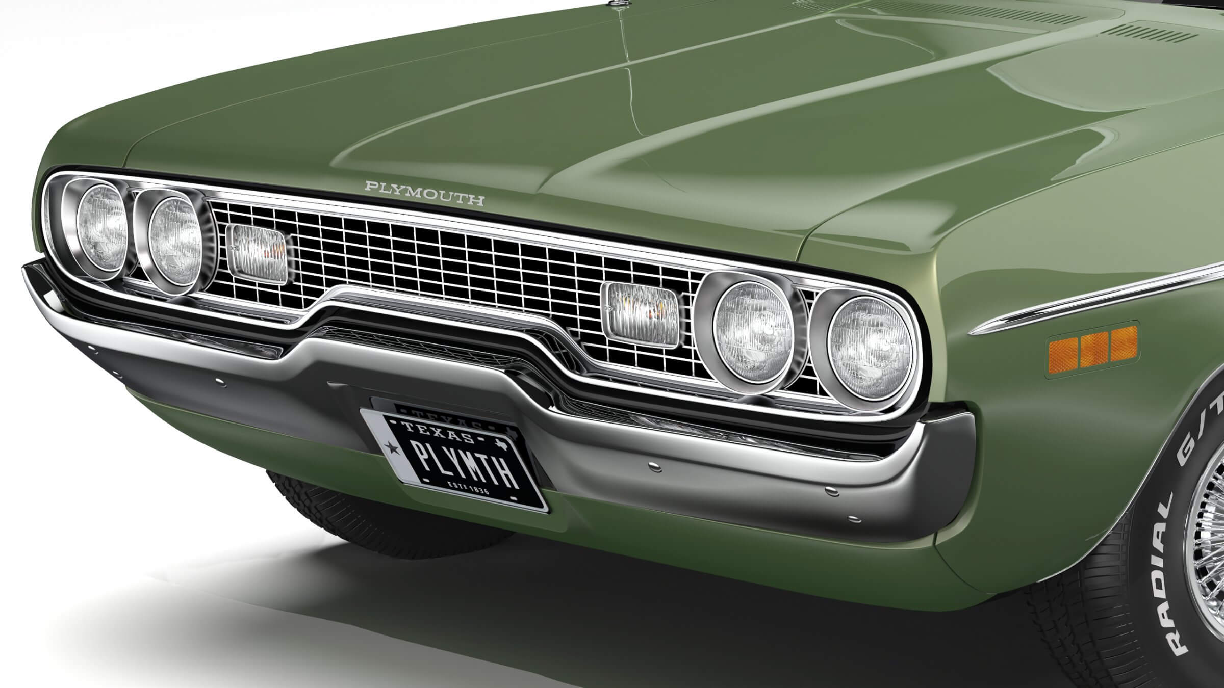 Plymouth Satellite Custom 1971 - 3D Model by Swan3DStudios