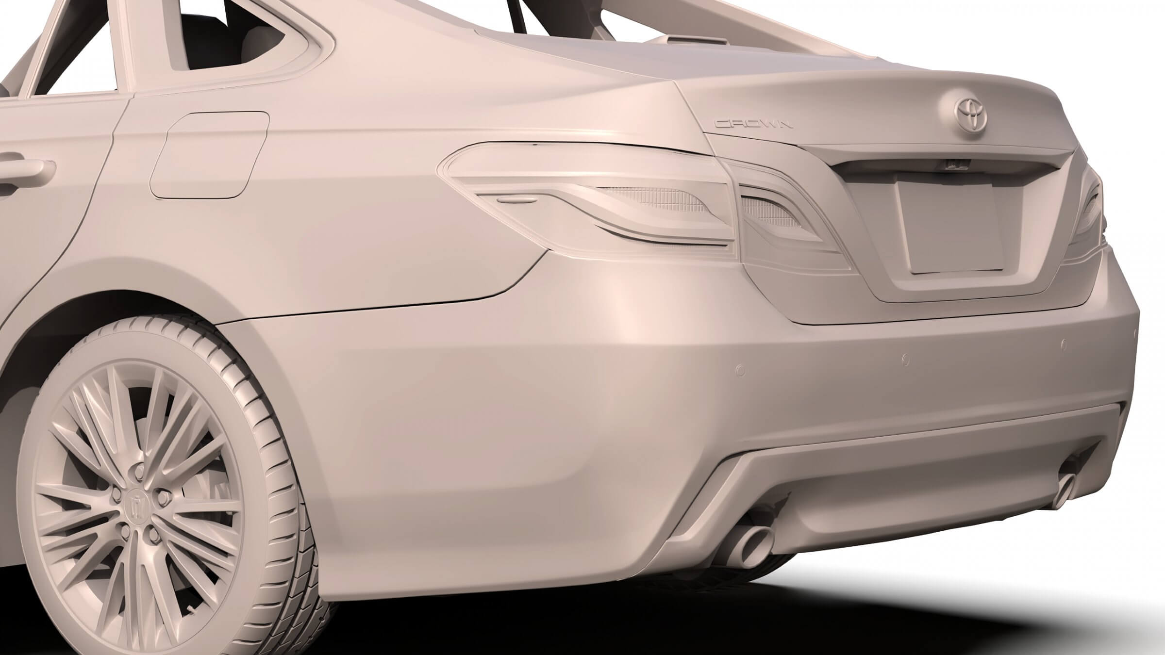 Toyota Crown (2019) - 3D Model by Swan3DStudios