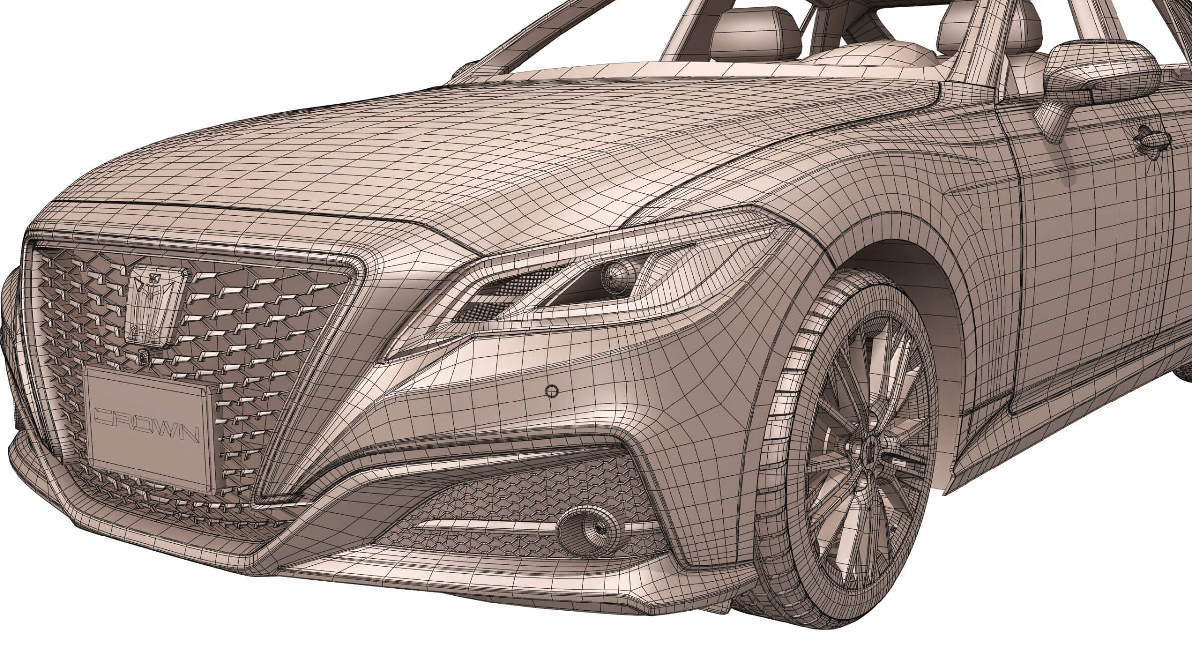 Toyota Crown (2019) - 3D Model by Swan3DStudios