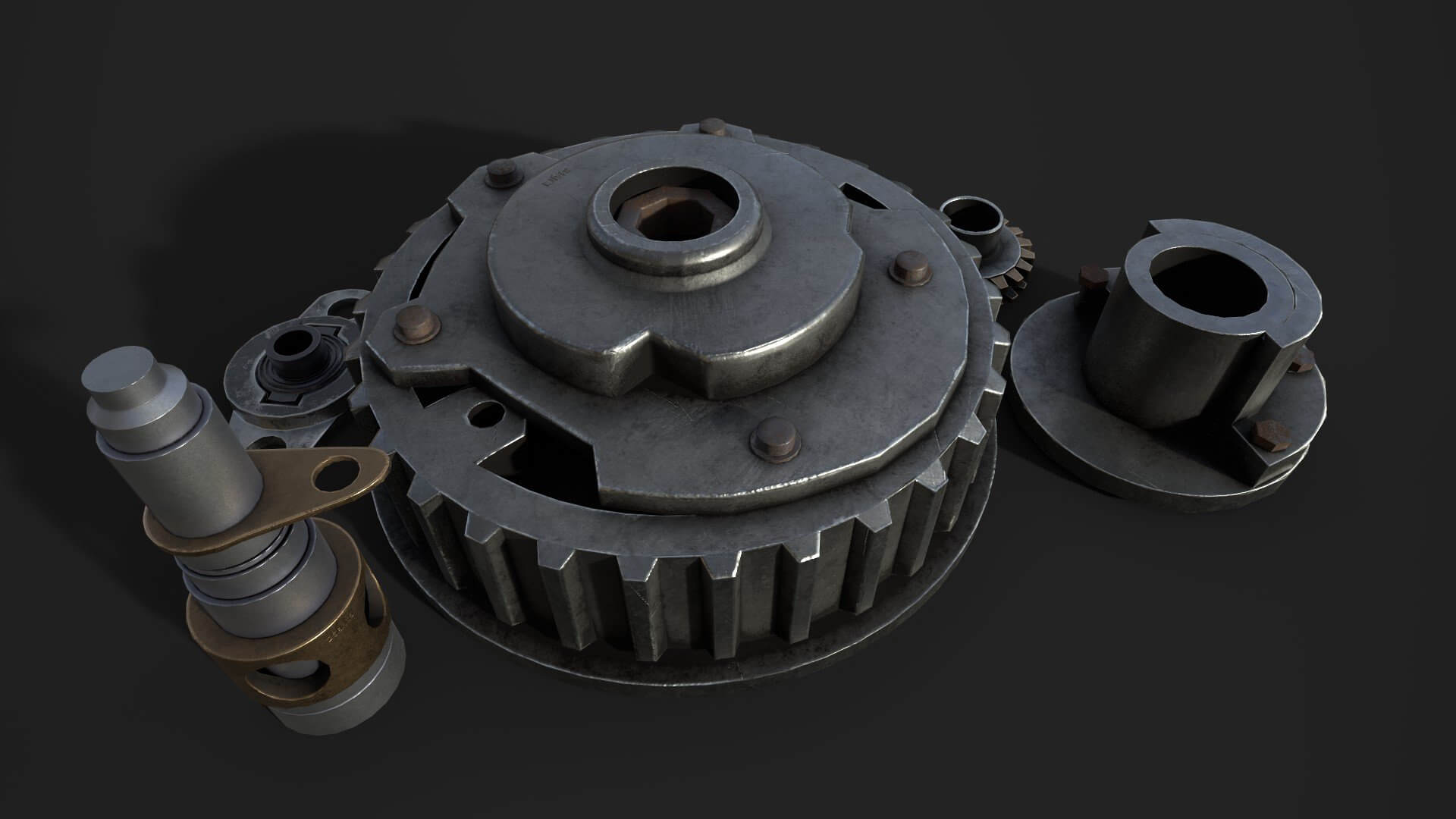 Spare Parts 3D Render RenderHub Gallery