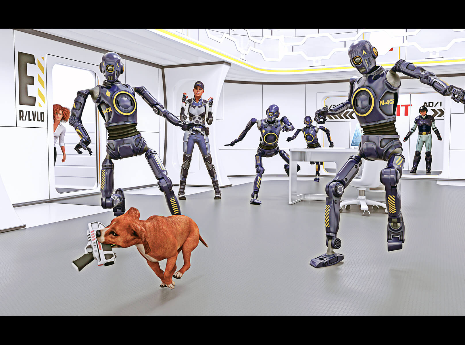 FETCH! 3D Render, Digital Art by SydneyKeys
