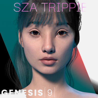 AruU  Character Morph for Genesis 9 female