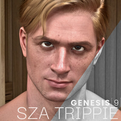 Bern&aacuterd Character Morph for Genesis 9 Male by Sza Trippie
