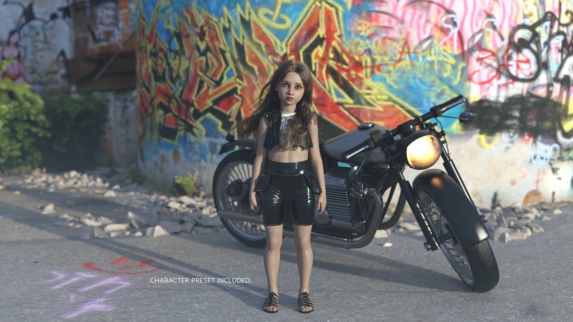 Chloe Tween Character Morph for Genesis 9 [Female] - Daz Content