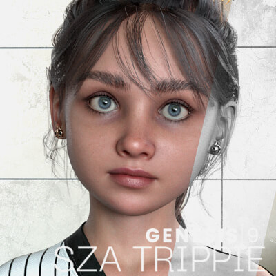 Chloe Tween Character Morph for Genesis 9 Female