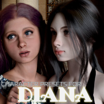 Free Genesis 9 Character Presets for Diana
