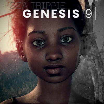Sofia Tween Character Morph for Genesis 9 Female by Sza Trippie