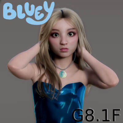 Sza Bluey Tween Shape for G8.1F