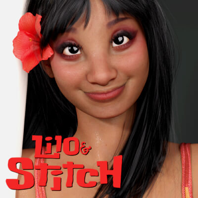 Sza Cartoon Series - Adult Lilo Pelekai &amp her expressions by Sza Trippie
