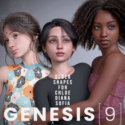 Adult Teen Shapes for Chloe Sofia and Diana by Sza Trippie