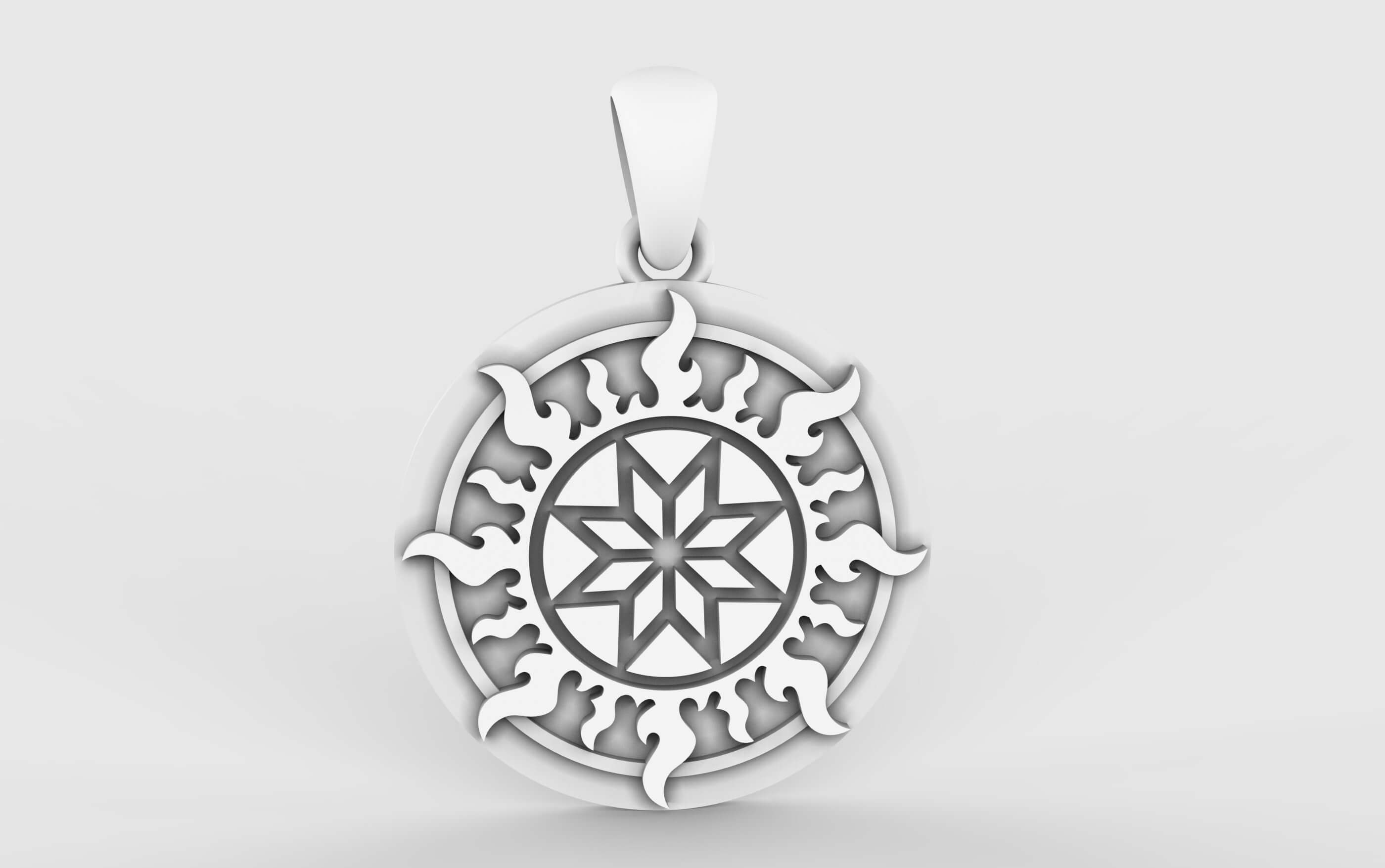 Alatyr Pendant Print Ready 3D Model by TahmAz