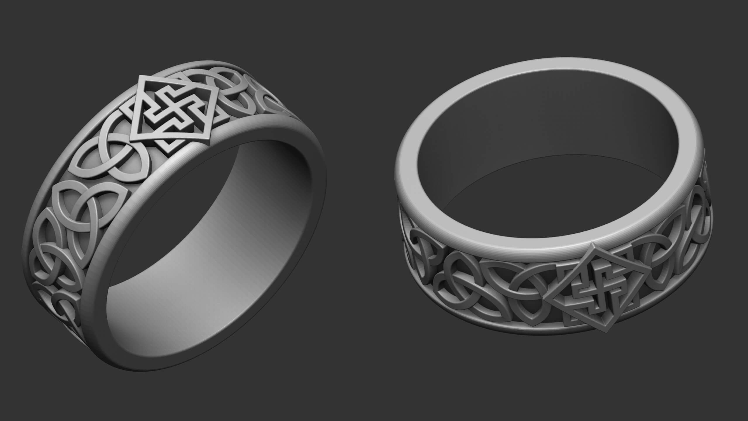 Valkyrie Ring 3D Print Model by TahmAz