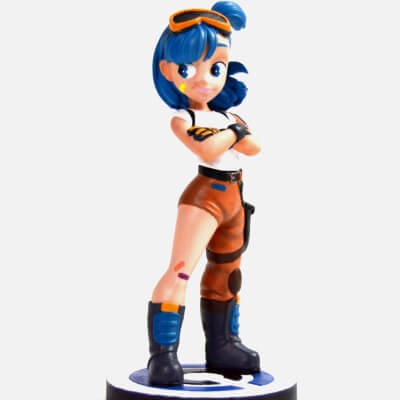 Bulma Dragon Ball Z - 3D Model by Tan Wan Lin Breda