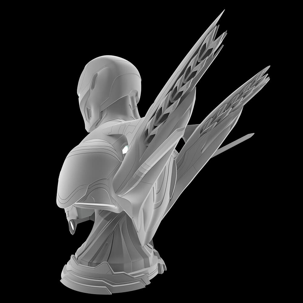 Iron Man Mark 50 Bust - 3D Model by Tan Wan Lin Breda