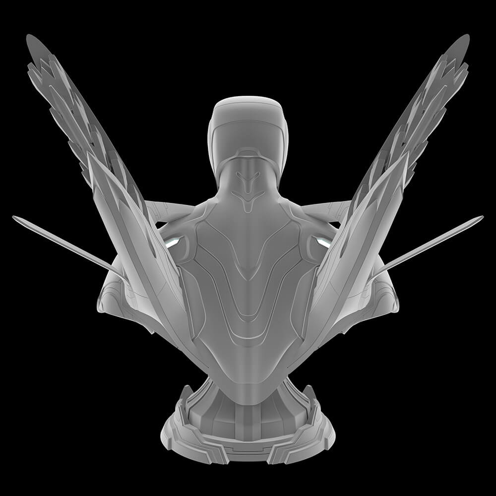 Iron Man Mark 50 Bust - 3D Model by Tan Wan Lin Breda