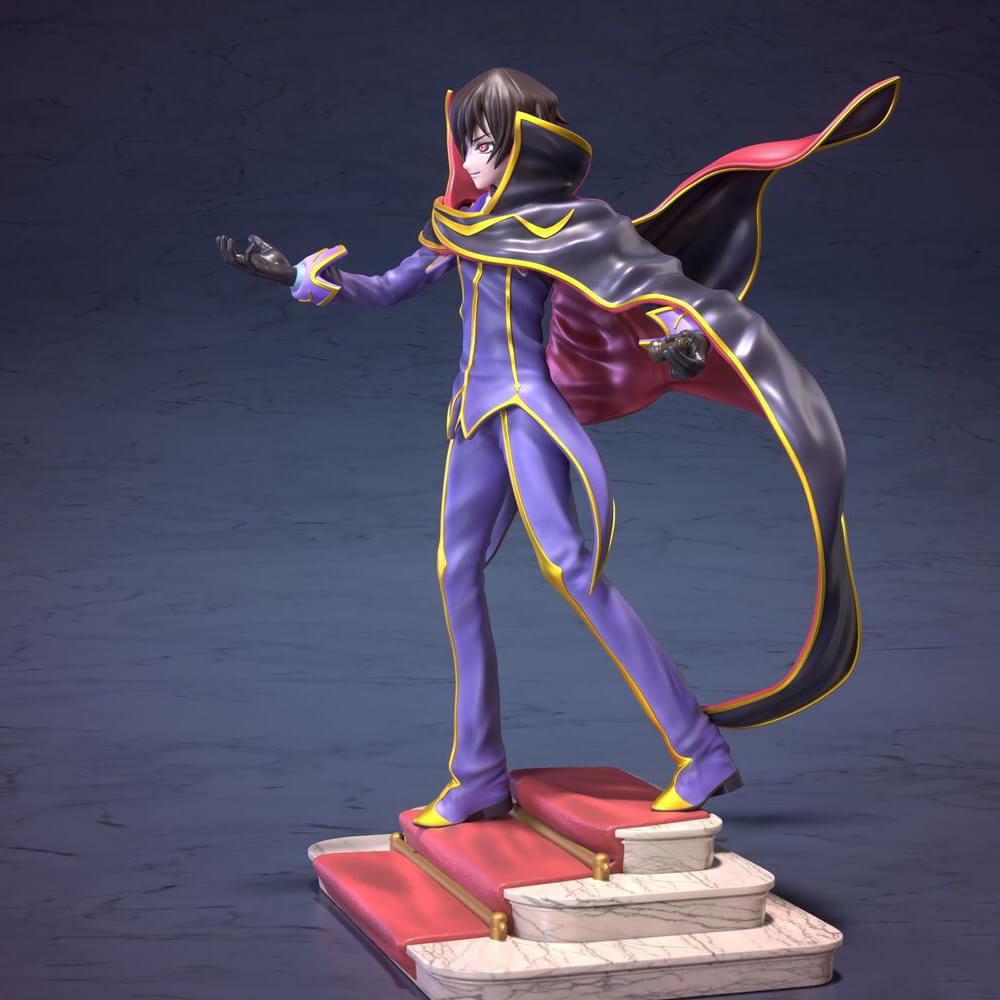 Lelouch - Code Geass 3D Model by Tan Wan Lin Breda