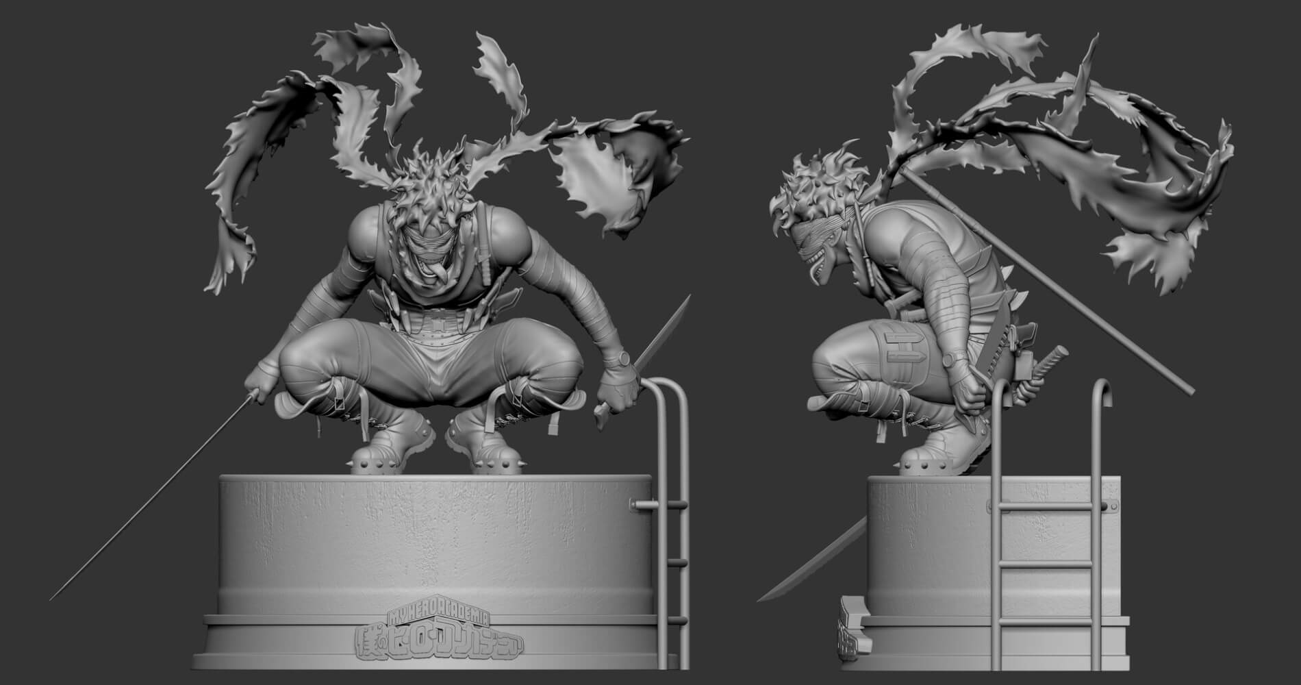Stain Hero Killer - My Hero Academia 3D Model by Tan Wan Lin Breda