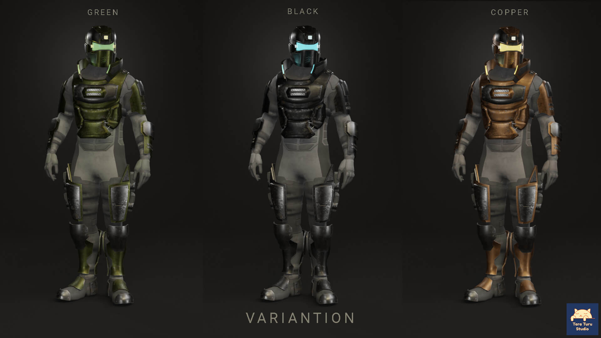 Guardian Soldier - Low Poly Character 3D Model by Tara Turu Studio